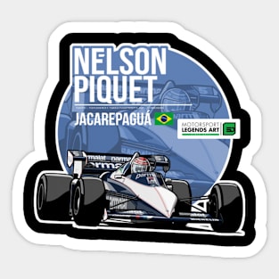 Nelson Piquet 1983 Jacarepagua Sticker